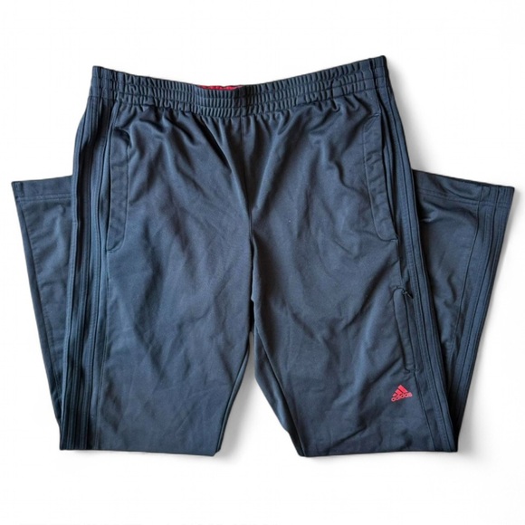Adidas Black Drawstring Sweatpants Joggers Size Medium - Picture 1 of 5